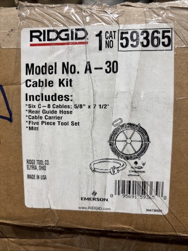 Ridgid 59365 cable c 8 - ridgid®, c-8